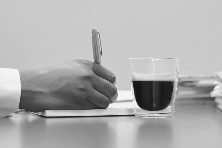 desk, work, writing, pen, project, notes, company, manuscript, coffee, mug, cup, coffee cup, reflection, hand, man, writer, secretary, back to school, gig, job, entrepreneur, manager, an accountant, businessman, notary